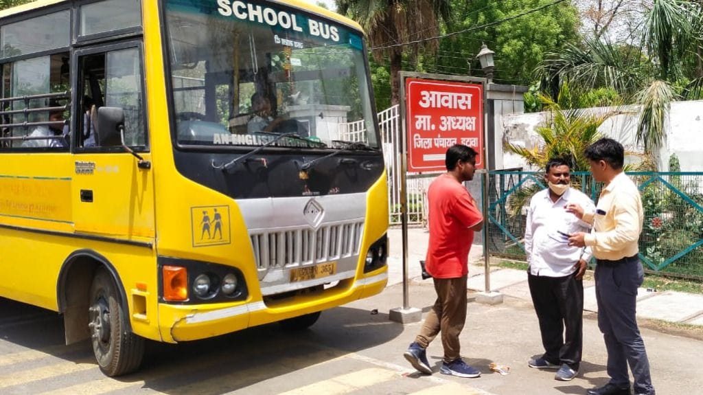 Illegal vehicles should be stopped from near bus stations.