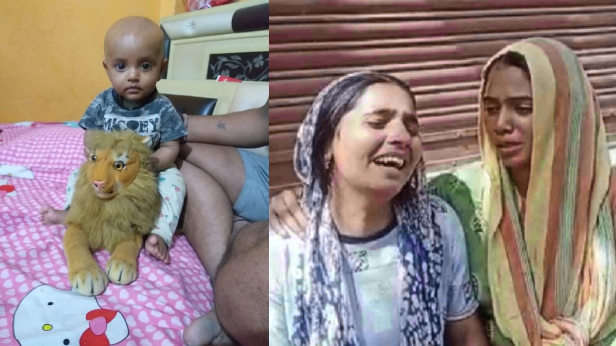 Faridabad seven month old toddler died due to doctors negligence born after four years of parents marriage