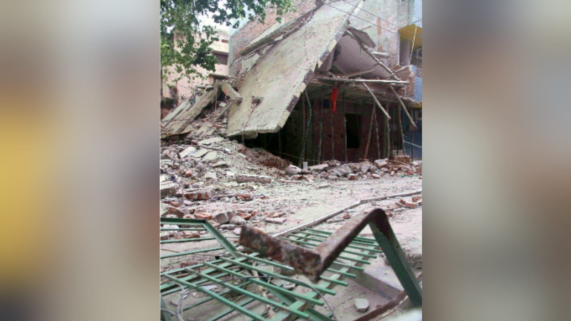 Delhi satya niketan building collapse despite MCD notice of being dangerous building was renovated Rajesh saved because of gurudwara