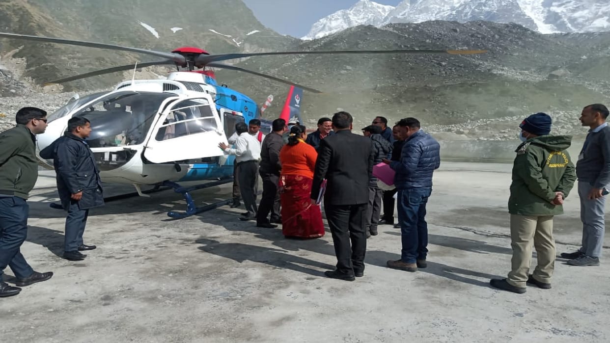 pushkar singh dhami reach kedarnath to watch preperation said Yatra will be historical