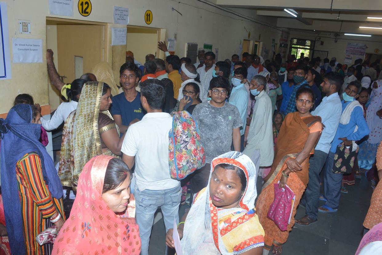 The effect shown in the hospital, doctors and health workers arrived on time