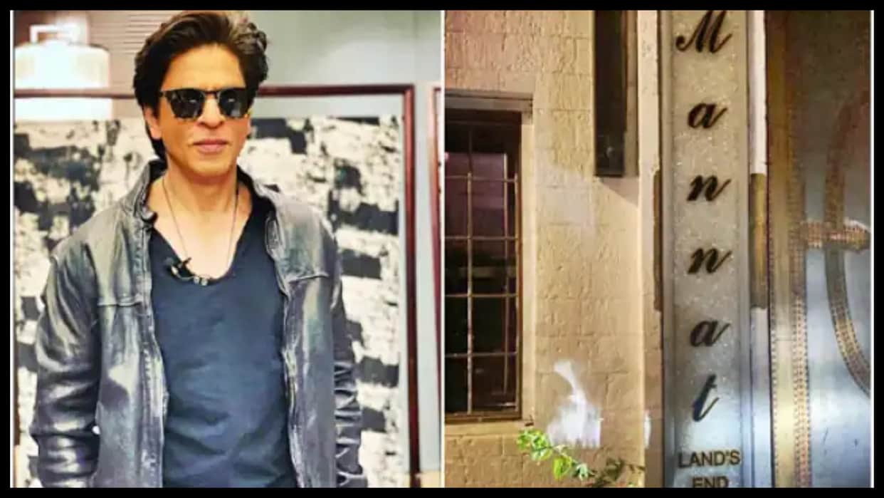 Pathaan fame Shahrukh khan new mannat nameplate cost in lakhs attracts fans photos getting viral on social media