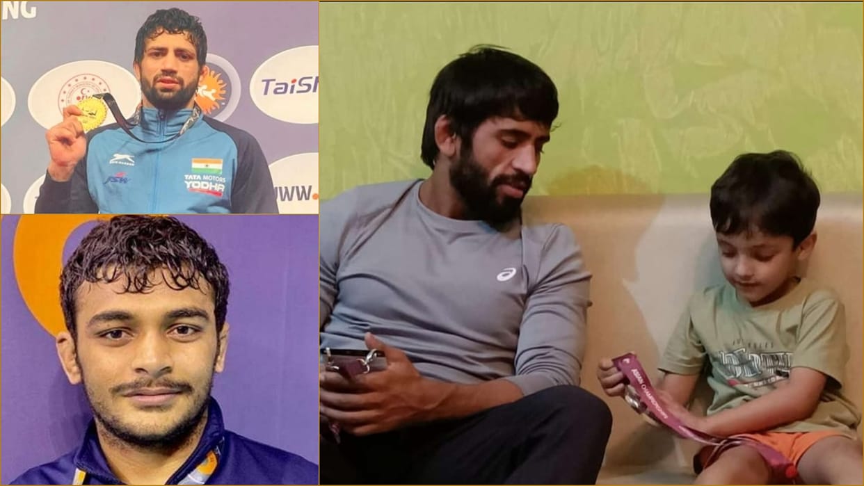 India won 17 medals in Senior Asian Wrestling Championship
