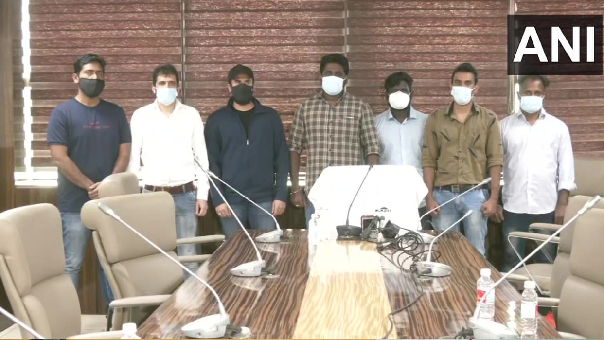 Seven Indian sailors held captive by Houthi rebels in Yemen were brought back to Delhi as they were rescued by the Government of India with assistance from Oman Government