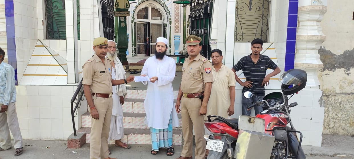 Notice given to take down loudspeakers installed at religious places