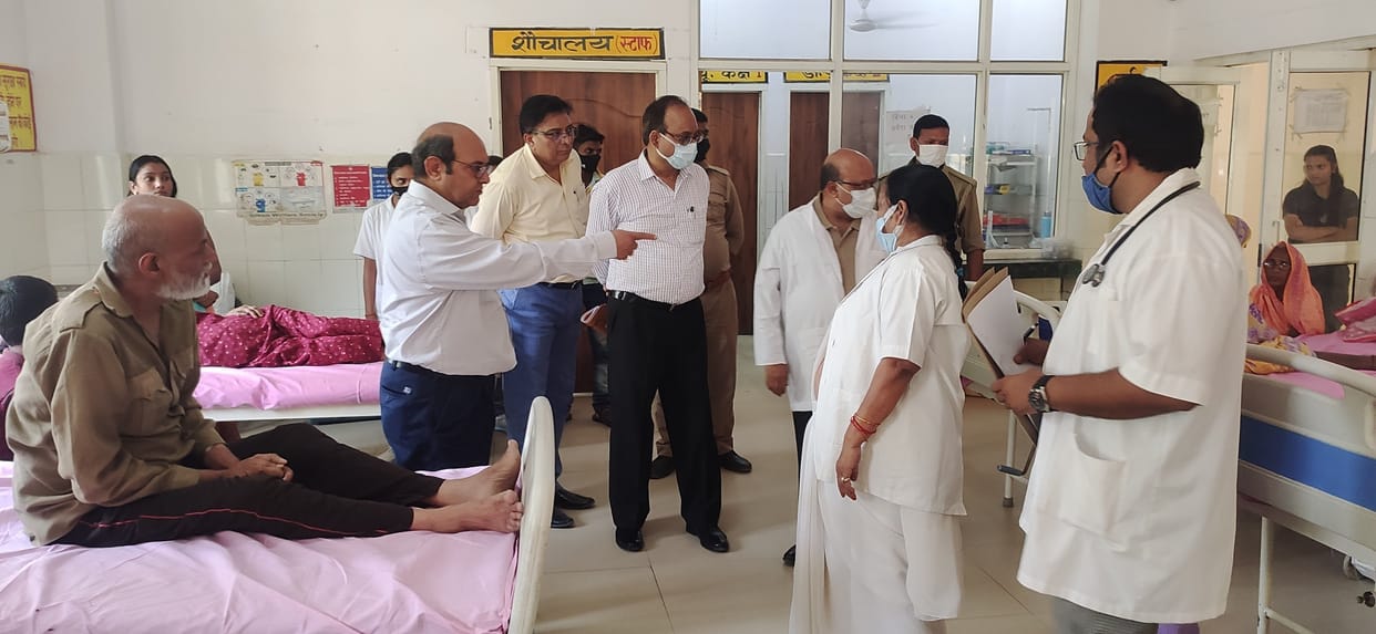 There was no provision of drinking water in the women's hospital, the mess was spread