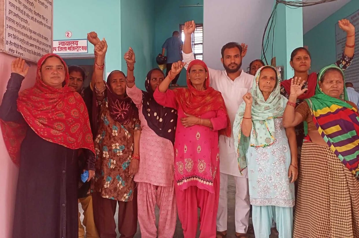 People raise voice for problem sollution.