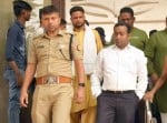 अयोध्या-टाट्शाह मस्जिद के बाहर निकलते जिलाधिकारी नितीश कुमार व एसएसपी शैलेश पांडेय।-संवाद