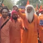 अलवर में भाजपा और साधु-संतों की रैली