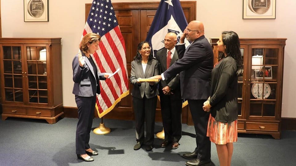 Indian American Arun Venkataraman sworn in as Assistant Secretary of Commerce for Global Markets