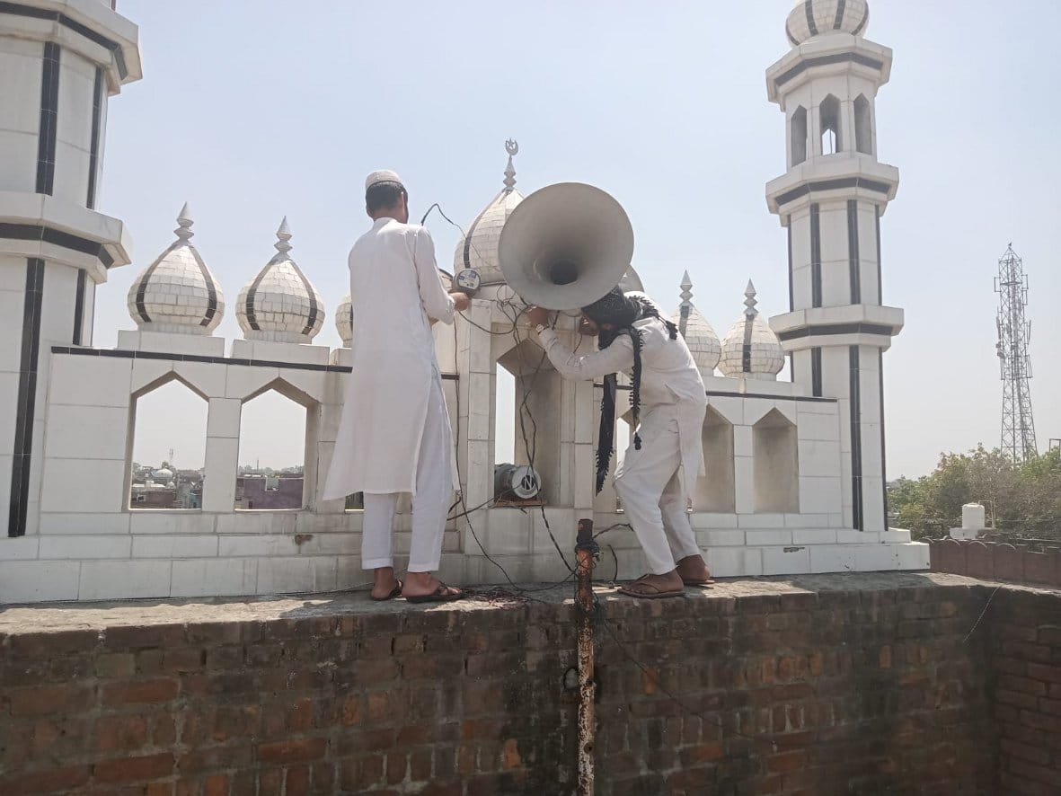 Loudspeakers removed from shrines