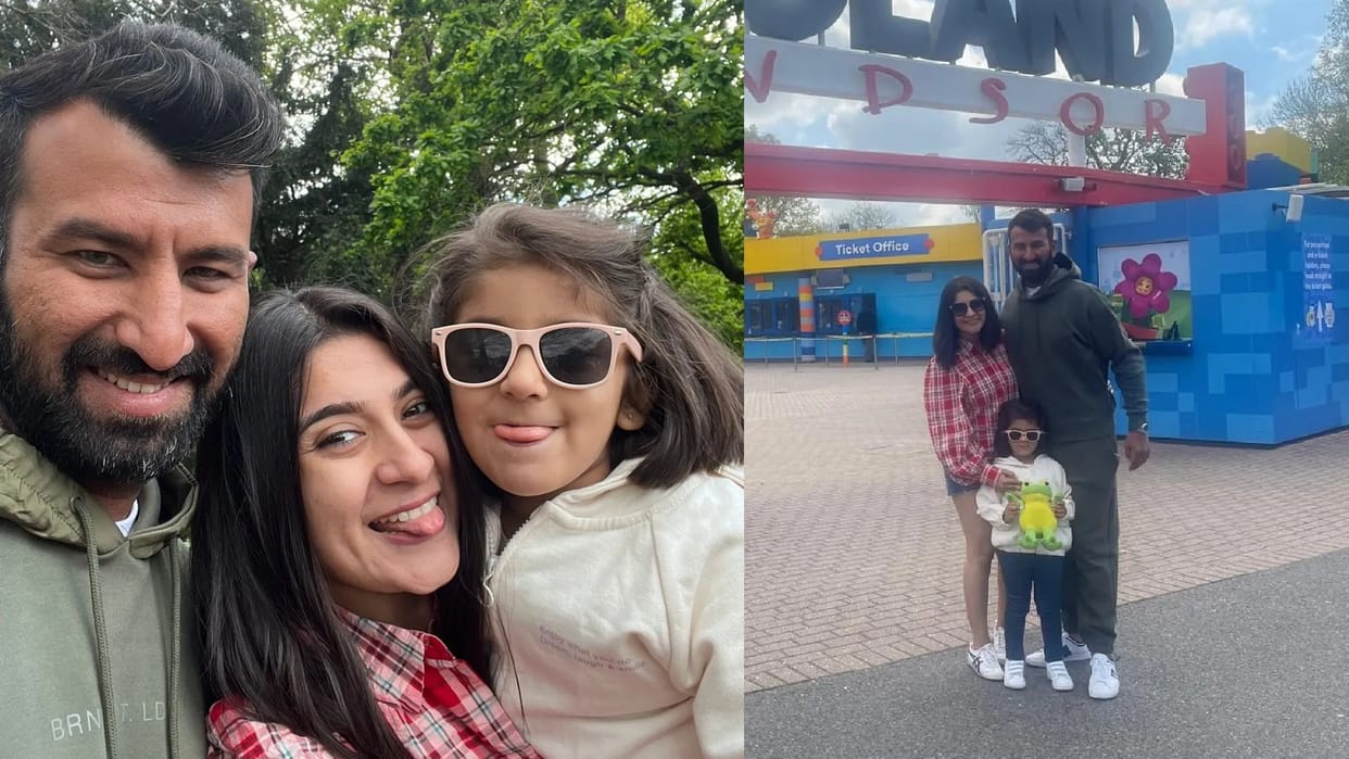 Cheteshwar Pujara is enjoying vacations in England with Family Shared beautiful Pictures