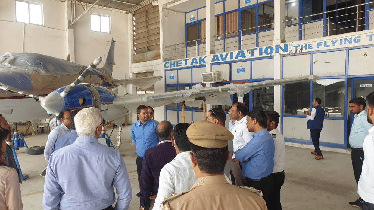 Civil Aviation Department team arrived to inspect Dhanipur airport