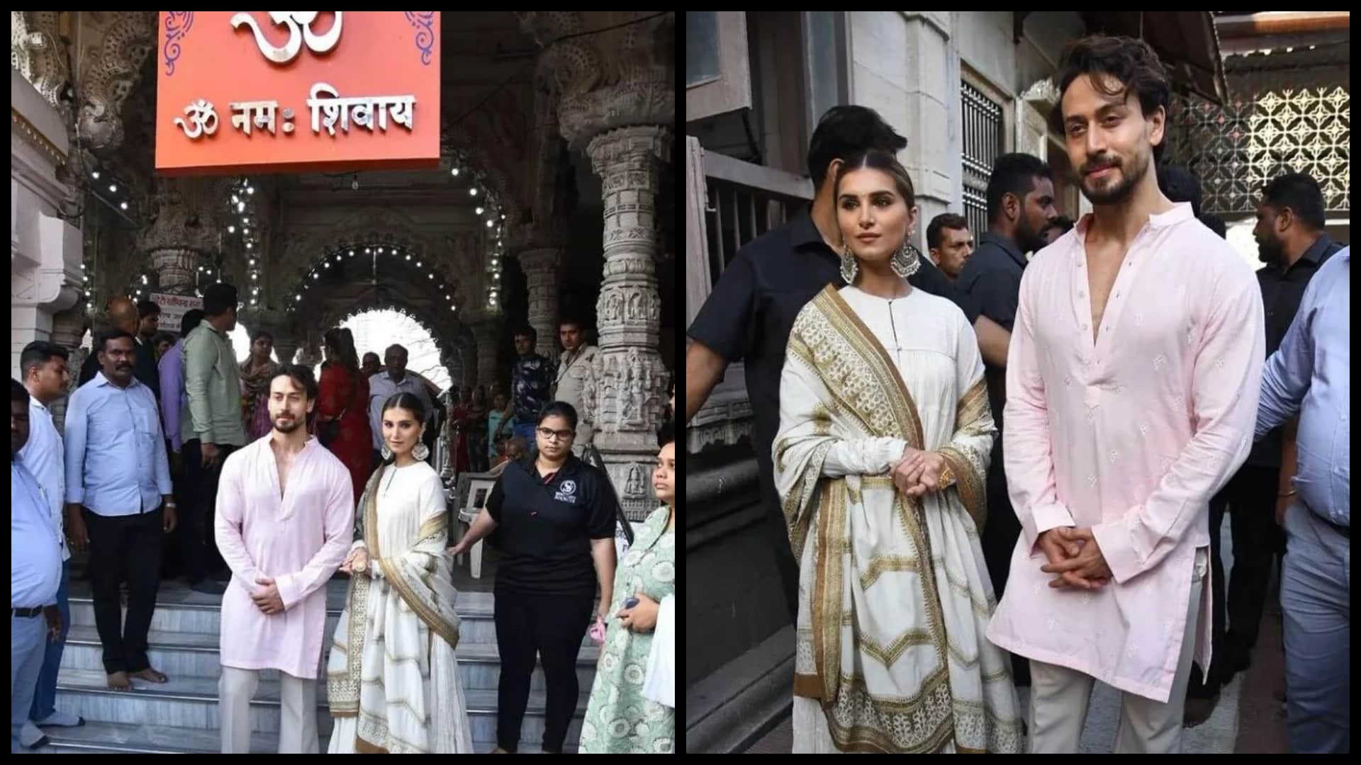 Heropanti 2 fame Tiger Shroff and Tara Sutaria visits mahim dargah ahead of film release