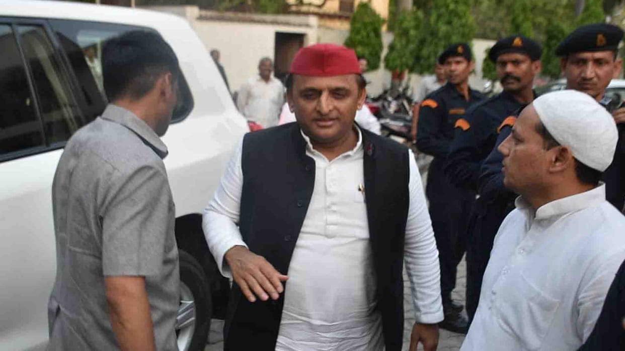 Akhilesh Yadav gave statement against BJP in etawah