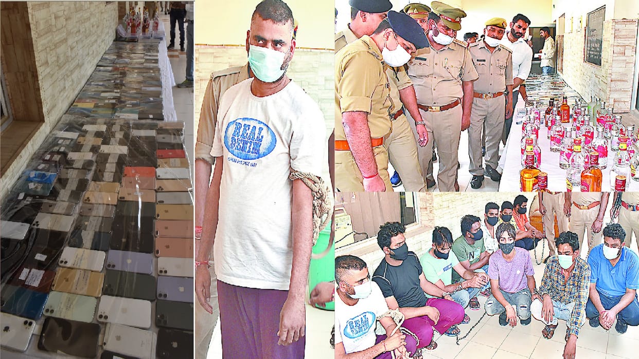Meerut News: International gang revealed, 11 arrested including main accused mobile worth 2.50 crores recovered