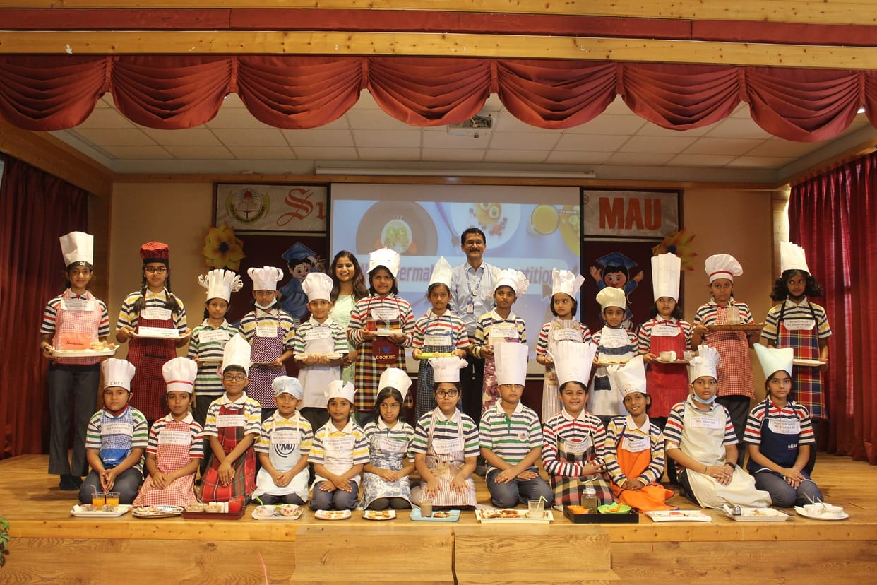 Students showed talent in non thermal cooking competition