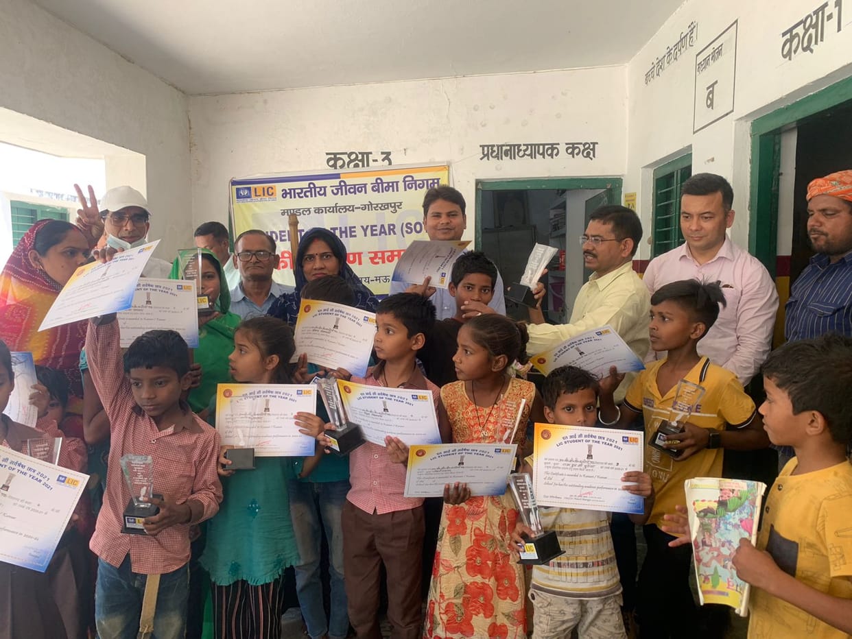 Encouraged children by giving trophies and citations