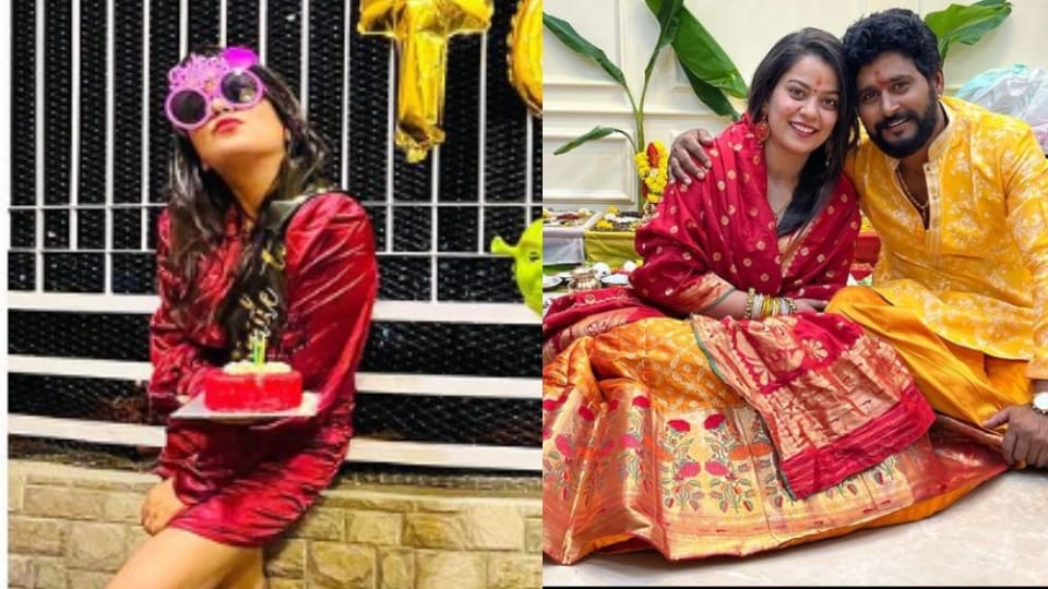 Bhojpuri actress nidhi jha and actor yash wedding preparation start bachelorette party photos viral