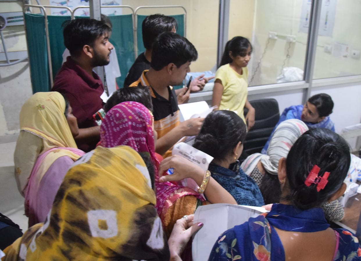 Devotees of Baba Barfani wandering for medical certificate