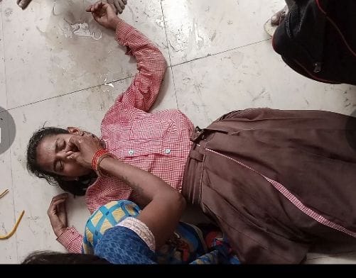 Teacher beat up 20 students in scorching sun