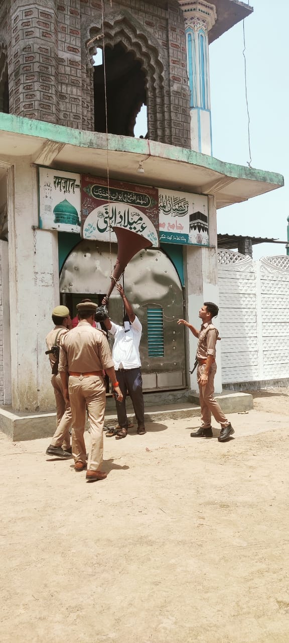 Loudspeakers removed from places of worship