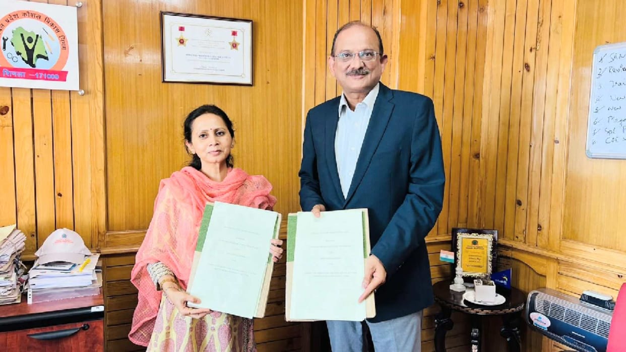 Skill Development Corporation: 1,800 youth of Himachal will get free training, agreement with the undertaking