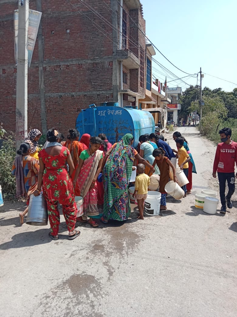 New arrangements increased people's problems, 120 families again crave water
