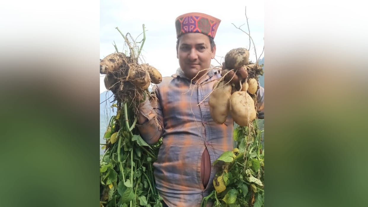 Young farmer prem thakur inspiring story kullu himachal pradesh