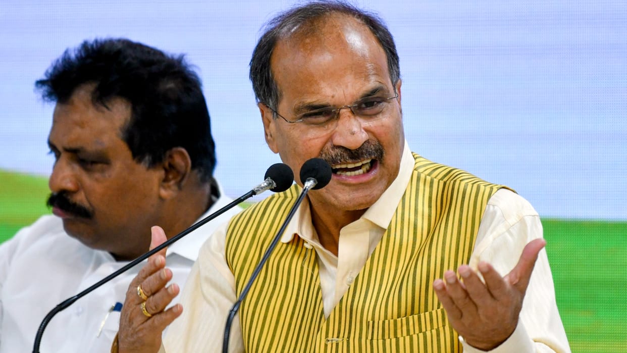 Congress leader Adhir Ranjan Chowdhury slammed West Bengal CM Mamata Banerjee and UP CM Yogi Adityanath accusing them of doing wrong work also wrote a letter to railways minister Ashwini Vaishnaw
