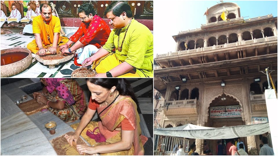 Akshaya Tritiya festival preparations start in Banke Bihari Mandir Vrindavan