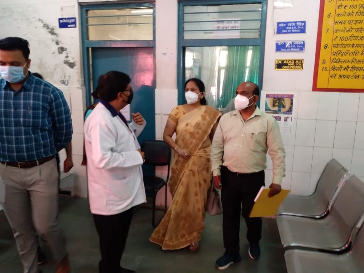 Additional Director did district hospital tax inspection