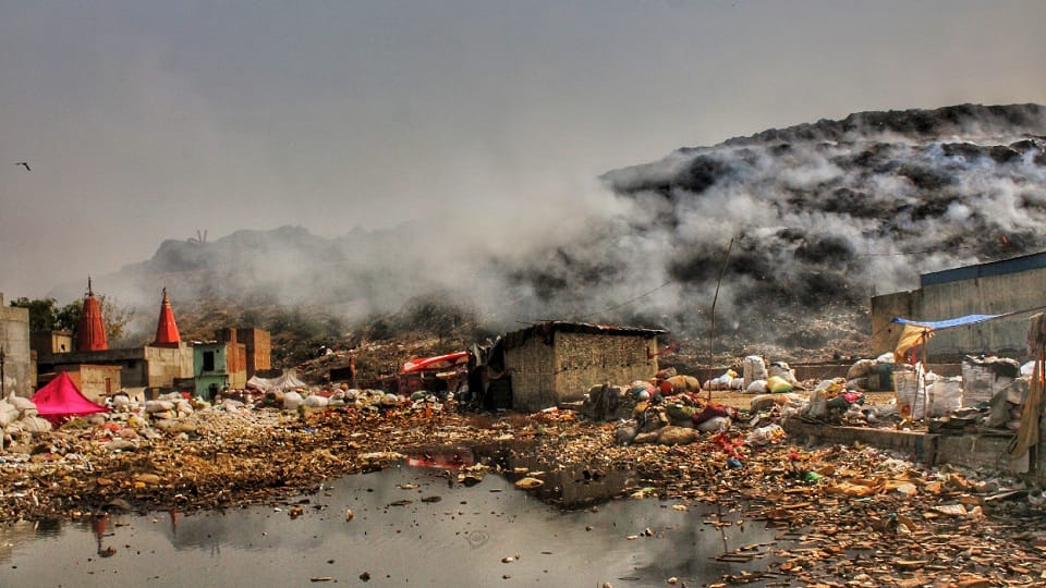 not extinguished even after 72 hours fire broke out in bhalswa landfill site