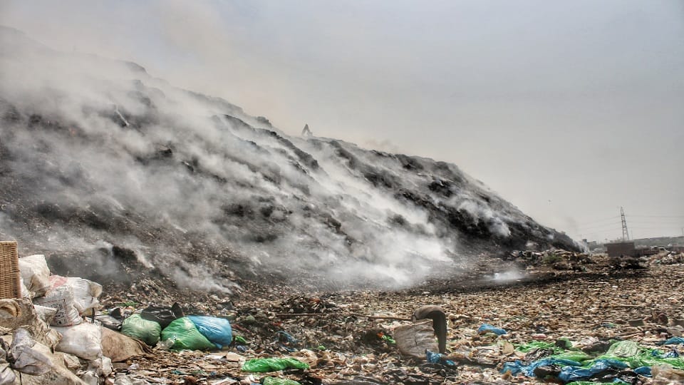 not extinguished even after 72 hours fire broke out in bhalswa landfill site