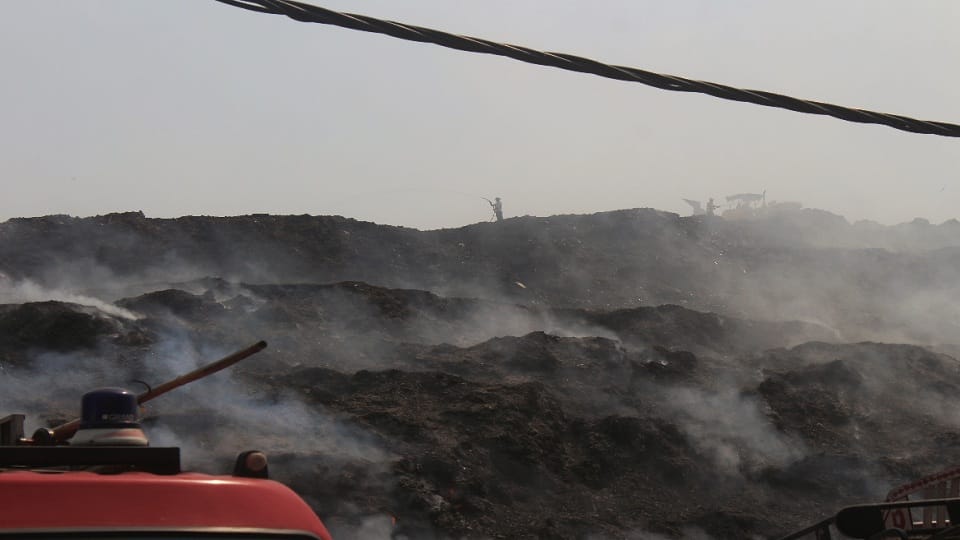 not extinguished even after 72 hours fire broke out in bhalswa landfill site