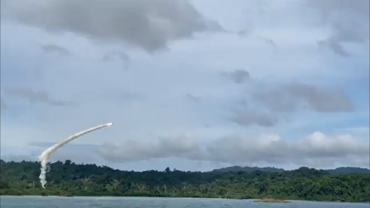 Anti ship version of BrahMos missile successfully test fired by Navy and Andaman Nicobar Command news in Hindi