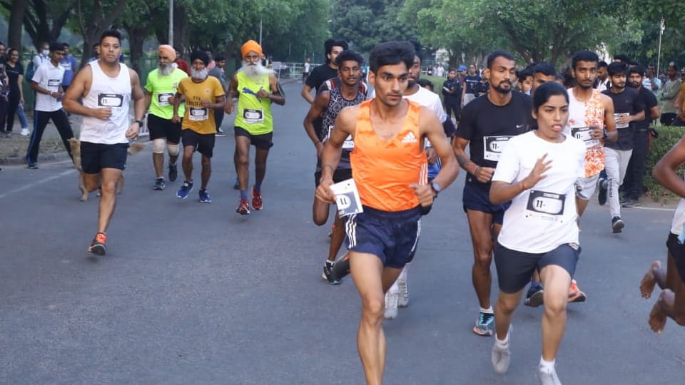 Engineering fest began at Chandigarh Panjab University with marathon