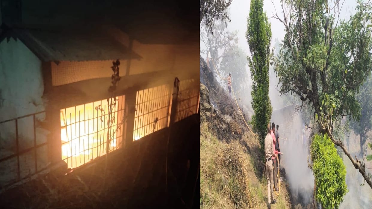 Fire in Mandi: Fire breaks out in Bipasa Sadan's store, Election Commission's record burnt to ashes