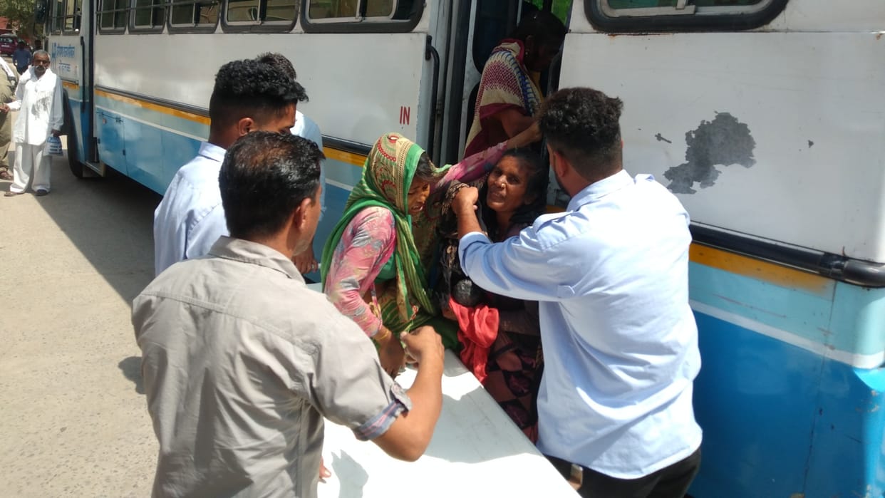 Woman gave birth to a child in a roadways bus in Hisar of Haryana