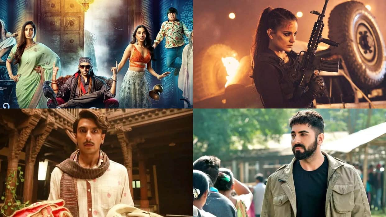 Movies Releasing in May 2022 in Cinemas Jayeshbhai Jordaar Dhaakad Bhool Bhulaiyaa 2 Hit Anek