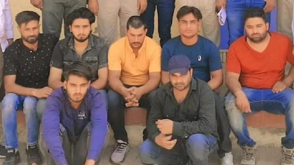 Rajasthan news seven miscreants plotting robbery arrested, arms recovered