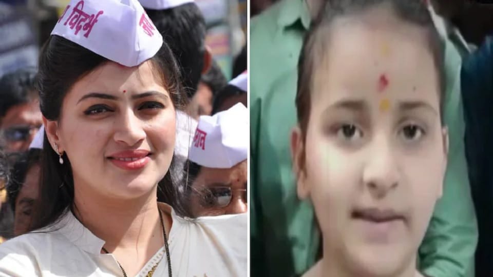 Maharashtra: innocent daughter of Rana couple recited Hanuman Chalisa, wishing for early release of parents