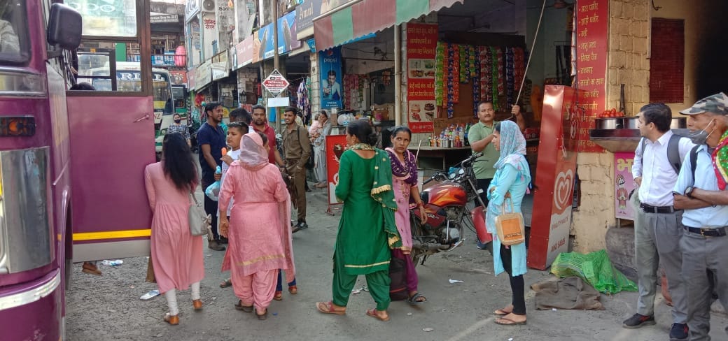 in nadaun bus stand no more facilities  people facing problem