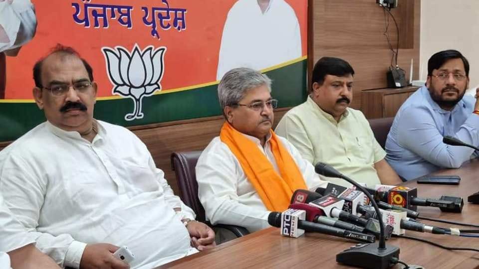 Punjab BJP State President Ashwani Sharma targeted Aam Aadmi Party
