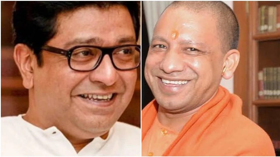 MNS Chief Raj Thackeray Congratulates UP cm Yogi Adityanath for removed the loudspeakers from masjid