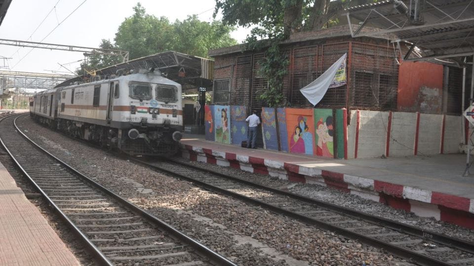 Muslims protest against railway notice for removal of Chamunda Devi temple from Raja Ki mandi railway station Agra