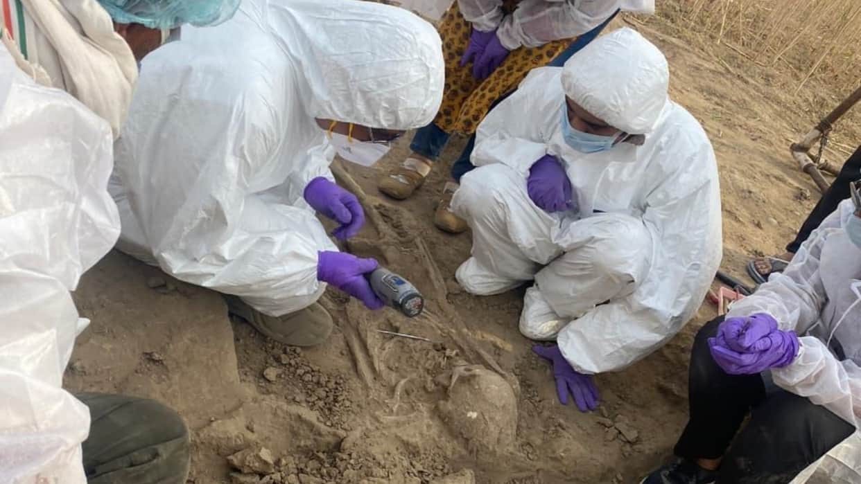 DNA test of skeletons found in Rakhigarhi will be done in Korea, America and Lucknow