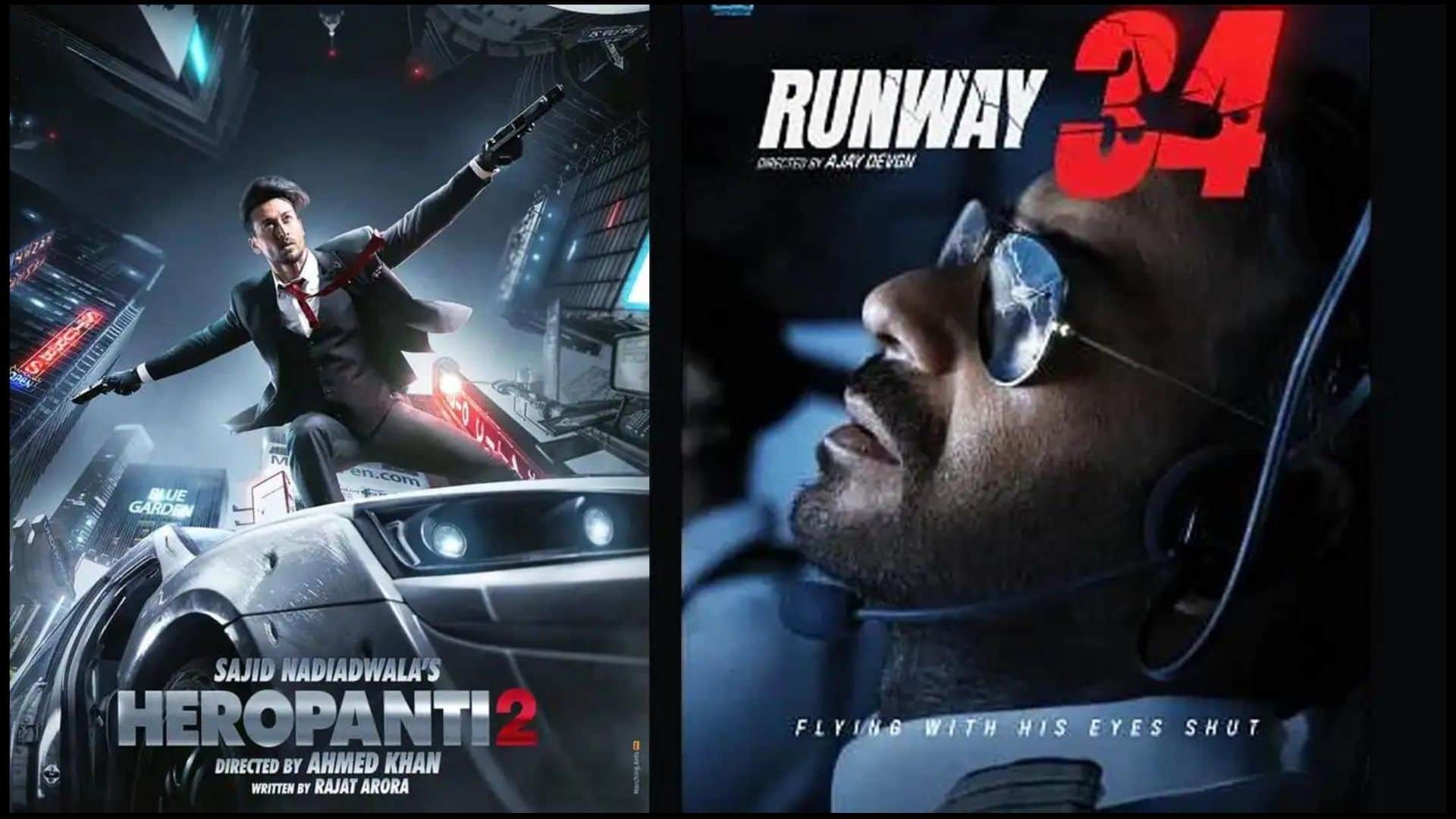 Monday EID Box Office Collection Of Yash Starrer KGF: Chapter 2 (Hindi), Ajay Devgn Runway 34, Tiger Shroff Heropanti 2