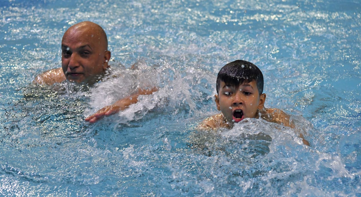 Swimming pools closed for two years open, the faces of those who love swimming