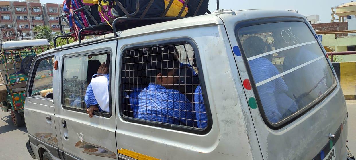 Fitness ended seven years ago, van carrying school children